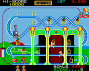 Mr. Do's Wild Ride for Arcade - Scene 5 start.