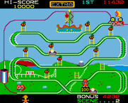 Mr. Do's Wild Ride for Arcade - Starting scene 2.