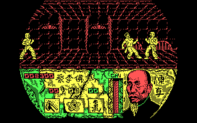 Choy Lee Fut Kung-Fu Warrior IBM PC/Compatibles Screenshot: I've been hit...