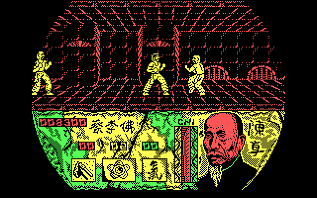 Choy Lee Fut Kung-Fu Warrior IBM PC/Compatibles Screenshot: It's two against one!
