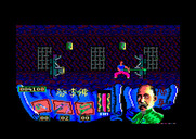 Choy Lee Fut Kung-Fu Warrior for Amstrad CPC - Attacking with a spear.