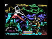 Choy Lee Fut Kung-Fu Warrior for MSX - Loading screen.