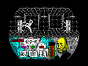 Choy Lee Fut Kung-Fu Warrior for ZX Spectrum - Kicking a target.