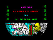 Choy Lee Fut Kung-Fu Warrior for ZX Spectrum - Ready for the next training section?
