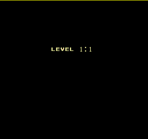 Puzzle NES / Famicom Screenshot: Get ready for level 1.