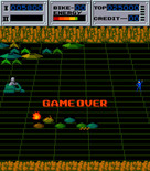 Seicross for Arcade - Game over.