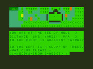 Golf for Dragon 32/64 - The tee of hole 3.