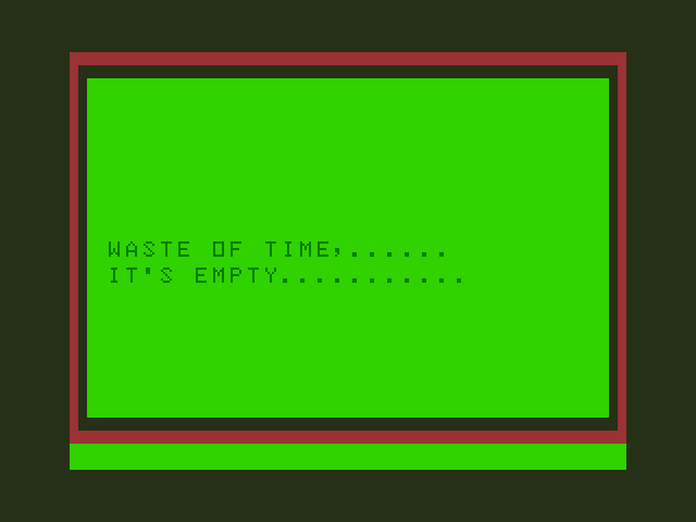 Chateau Dragon 32/64 Screenshot: Searching here was a waste of time.