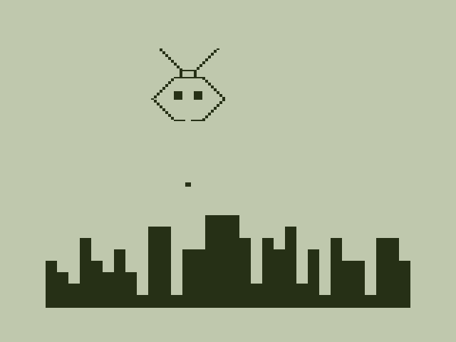 Alien Blitz Dragon 32/64 Screenshot: Introduction screen.