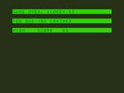 Alien Blitz for Dragon 32/64 - Game over.