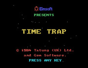 Time Trap for Tatung Einstein - Title screen.