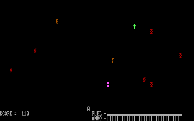 Podlaserium IBM PC/Compatibles Screenshot: Game start.