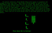 Podlaserium for IBM PC/Compatibles - Instructions continued.