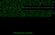 Podlaserium for IBM PC/Compatibles - Instructions continued.