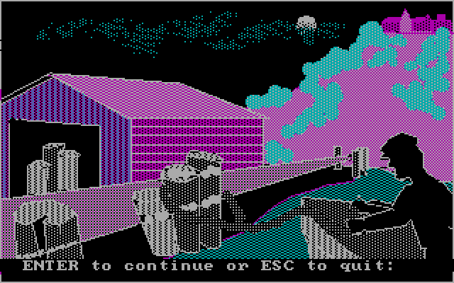 Tales of Mystery IBM PC/Compatibles Screenshot: The adventure begins...