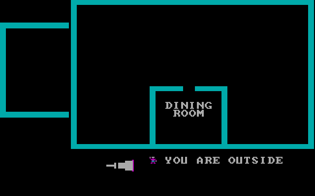 Tales of Mystery IBM PC/Compatibles Screenshot: Here's my current location...