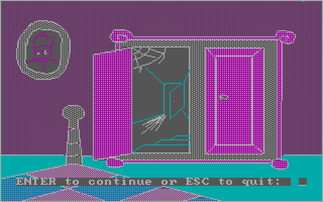 Tales of Mystery IBM PC/Compatibles Screenshot: I stumbled on a secret passage...