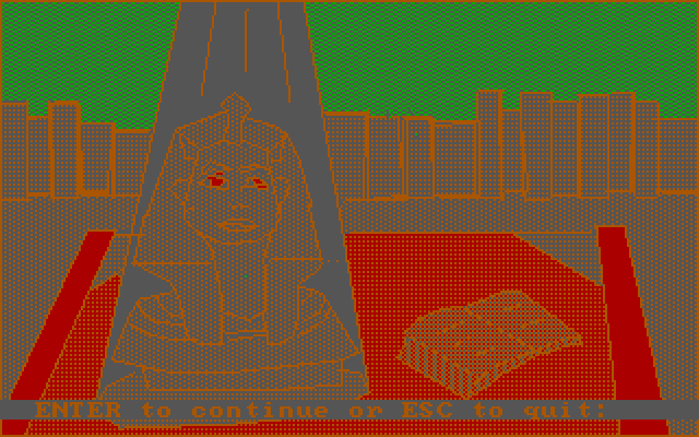 Tales of Mystery IBM PC/Compatibles Screenshot: The most valuable piece of art in the world! Or so the game says...