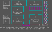Tales of Mystery for IBM PC/Compatibles - Map of the house.