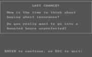 Tales of Mystery for IBM PC/Compatibles - Do you want ghost insurance?