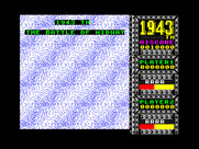 1943: The Battle of Midway for ZX Spectrum - Title screen.