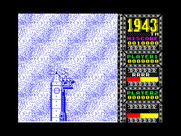 1943: The Battle of Midway for ZX Spectrum - Game start.