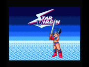 Star Virgin for MSX - Title screen.