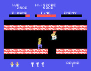 Dragon Wang for Sega SG-1000 - Jumping over a gap...