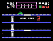 Drol for Sega SG-1000 - Game over.