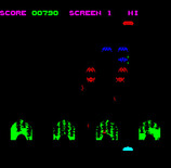 Lynx Invaders for Camputers Lynx - The number of invaders dwindles...