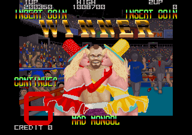 Final Round, The Arcade Screenshot: I lost this fight...