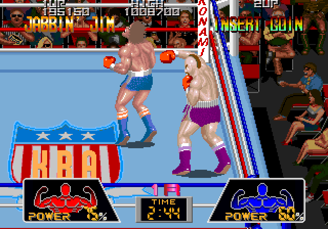 Final Round, The Arcade Screenshot: That punch will hurt!