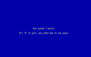 RaceMan for IBM PC/Compatibles - Game over.