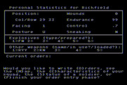 Computer Ambush for Atari 8-bit - Personal statistics....