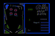 Raster Blaster for Atari 8-bit - Starting screen / game demo.