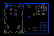 Raster Blaster for Atari 8-bit - Game over, so the demo starts again with all of the flashing lights.