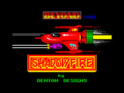 Shadowfire for ZX Spectrum - Loading screen.