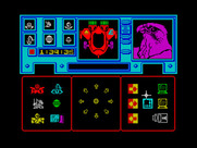 Shadowfire for ZX Spectrum - The battle screen.