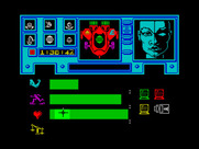 Shadowfire for ZX Spectrum - Stats screen.