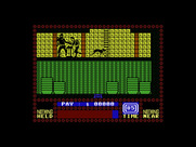 Saboteur for Commodore 16 & Plus/4 - A fight begins.