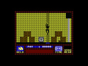 Saboteur for Commodore 16 & Plus/4 - Climbing a ladder...