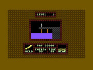 Saboteur for Commodore 16 & Plus/4 - Game start.