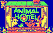Animal Hotel for IBM PC/Compatibles - Title screen.