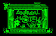 Animal Hotel for IBM PC/Compatibles - Title screen.