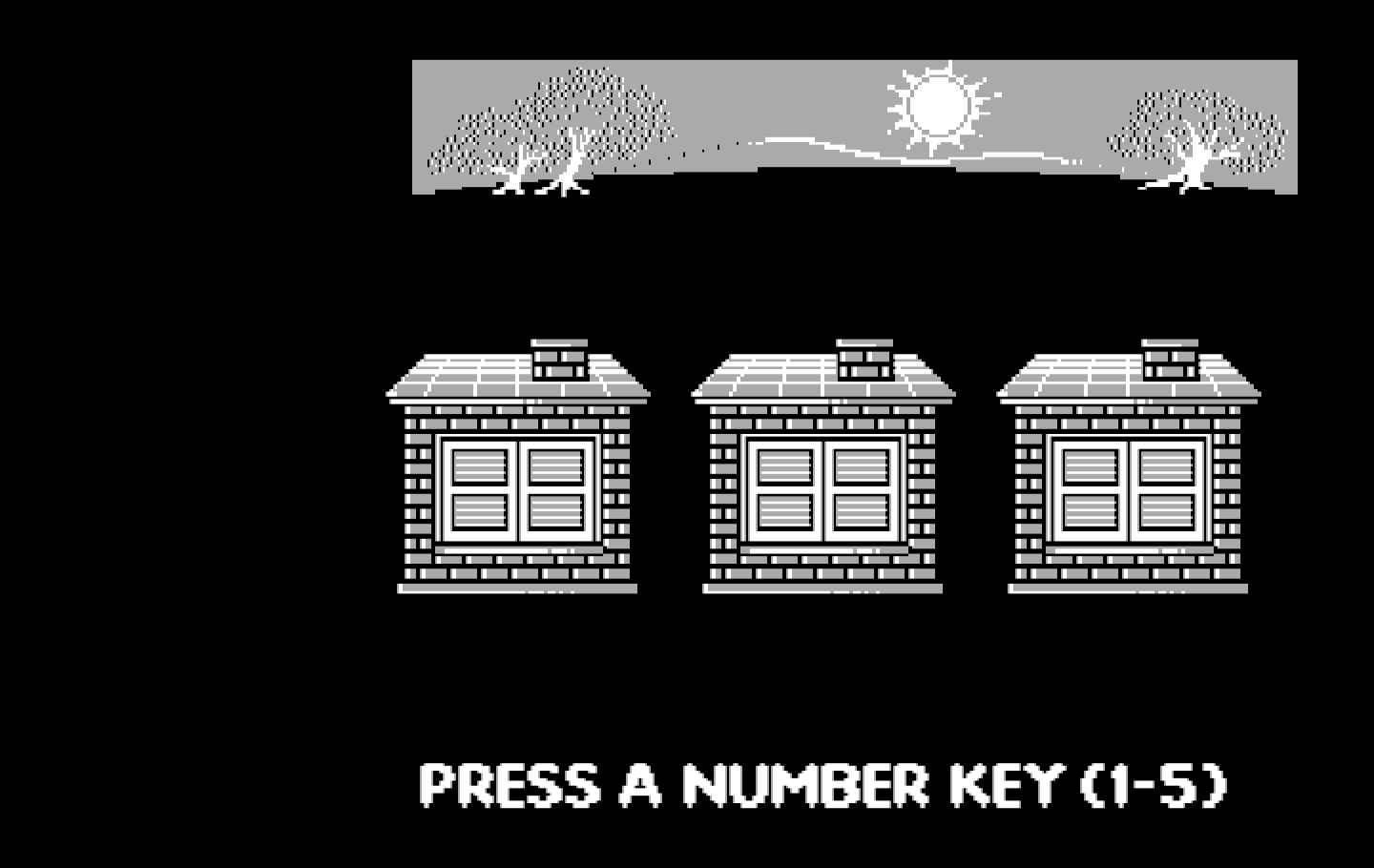 Animal Hotel IBM PC/Compatibles Screenshot: Let's begin on an easy level.