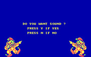 Clowning Around for IBM PC/Compatibles - Do you want sound?