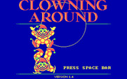 Clowning Around for IBM PC/Compatibles - Title screen.