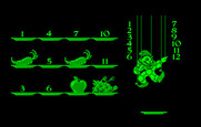 Clowning Around for IBM PC/Compatibles - First, the clown shows you where some things are...