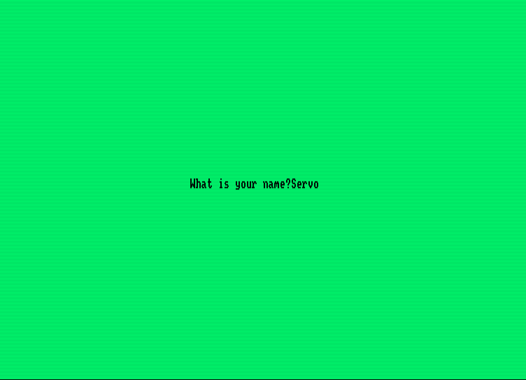 Tetris Amstrad PCW Screenshot: Game over.