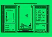 Tetris for Amstrad PCW - Pieces fall into place...